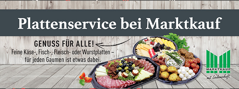 Plattenservice bei Marktkauf